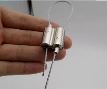 

LED Lighting Lamp hardware accessories steel wire rope locking device double way lock buckle spare parts