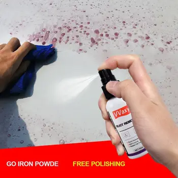 

50ml Metal Surface Chrome Paint Car Maintenance Iron Powder Cleaning Rust Remover Quick Cleaning Spray