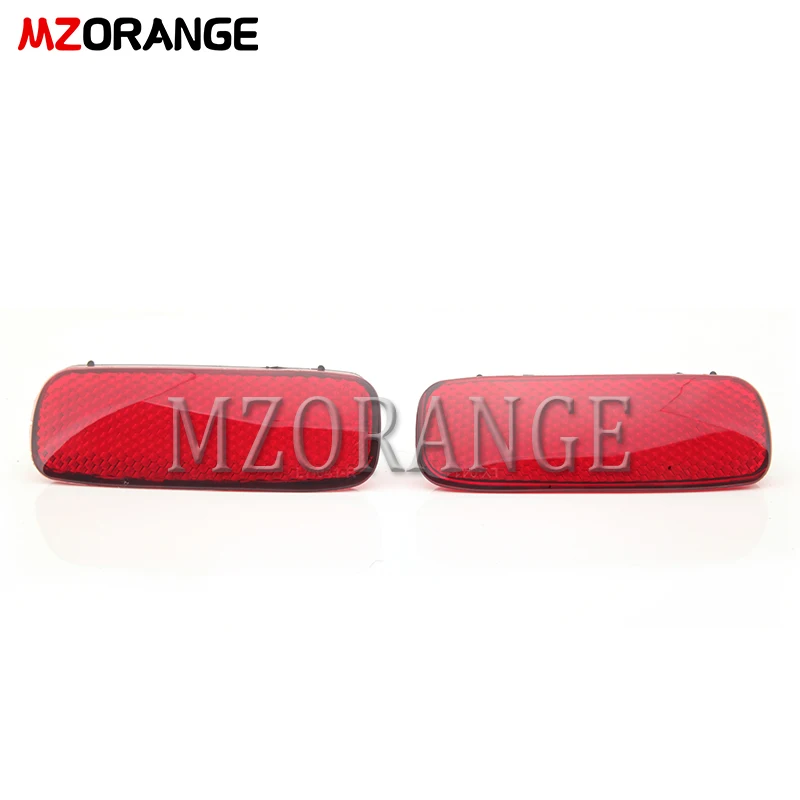 

For Peugeot 107 206 Rear Bumper Reflector Light Tail Stop Lamp turn signal 1 Pair Red Color Brake Light Car Accessories
