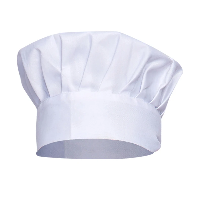 Comfortable Cook Adjustable Adult Kitchen Baker Chef Elastic Cap Hat Catering TB
