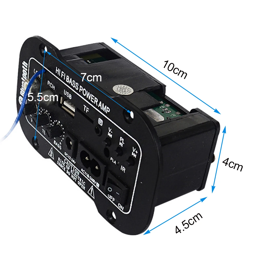 5 дюймов 12 в Bluetooth автомобильный аудио усилитель мощности Авто домашний FM радио плеер HiFi бас усилитель мощности поддержка SD USB DVD MP3 вход