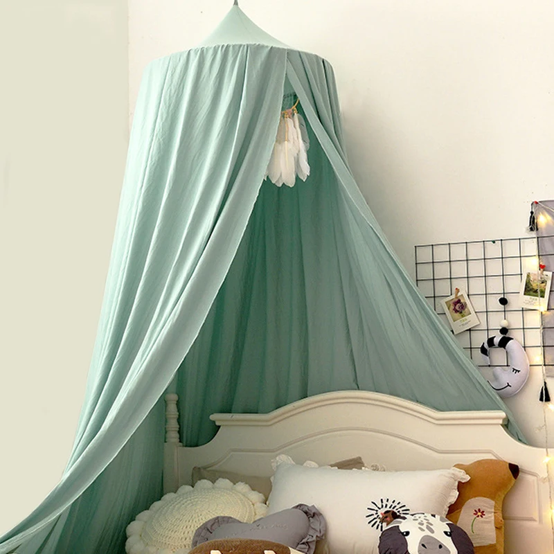 149679-7563e2.jpg H29973048720047b8a002901531666093l Kids Mosquito Net Baby Crib Curtain Hanging Tent Home Decoration Living Room Bedroom Corner Bed Decor Girl Princess Mosquito Net Mallzona