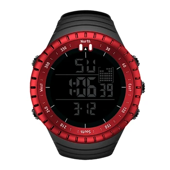 

Red Sport Watch Men Outdoor Digital Watches LED Electronic Wristwatch Military Alarm Male Clock Relogio Masculino Digital