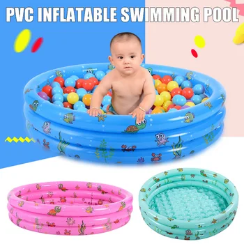 

Hot Baby Kids Inflatable Round Swim Pool Ocean Ball Pool Play Swimming Infant Water Floating Row S7