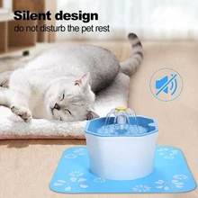 Автоматическая циркуляционная миска очиститель воды для кошек диспенсер для воды для собак Saft гигиенические аксессуары для домашних животных супербесшумный креативный