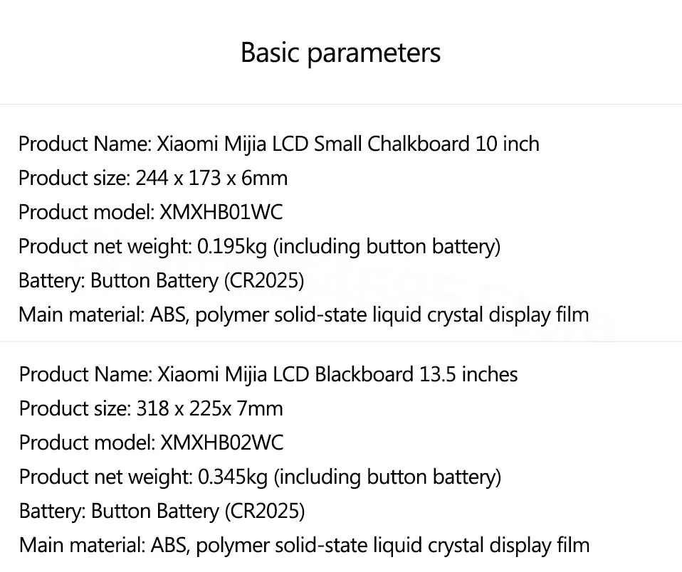 Xiaomi Mijia ЖК-планшет с ручкой цифровой графический электронный блокнот для рукописного ввода