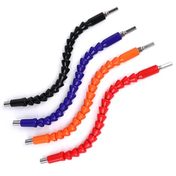 

4pcs 11.8 Inch Flexible Drill Bit Extension with Screw Drill Bit Holder 295mm _WK