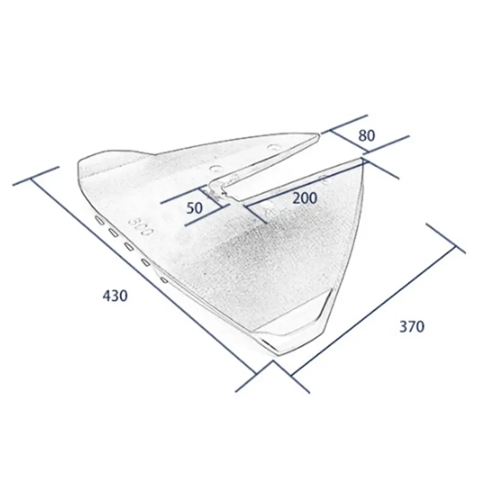 Гидрофольга стабилизатор для подвесных и Sterndrive нижний блок 40Hp до 350Hp