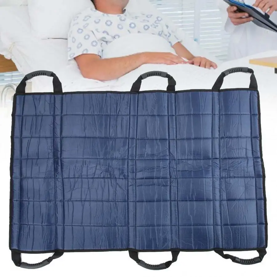 Positioning Bed Sheet with 6 handles for Patient Turning / Transferring / Re-positioning Brace Support v