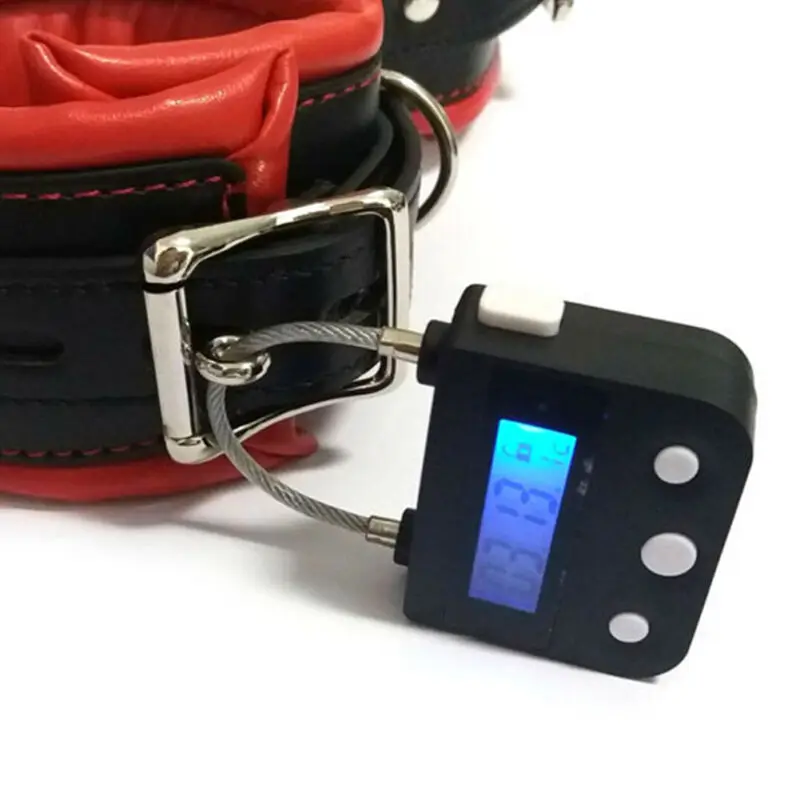 Водонепроницаемый фиксатор синхронизации USB Перезаряжаемый переключатель шкафчик защита конфиденциальности для блокировки наручников маски девственные штаны в игры