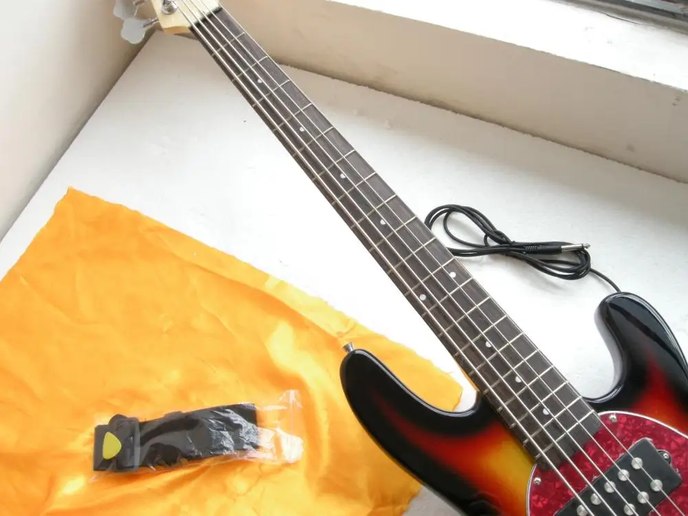 Прямая продажа с фабрики custom shop новый Musicman Man 5 струн Sunburst электрическая бас