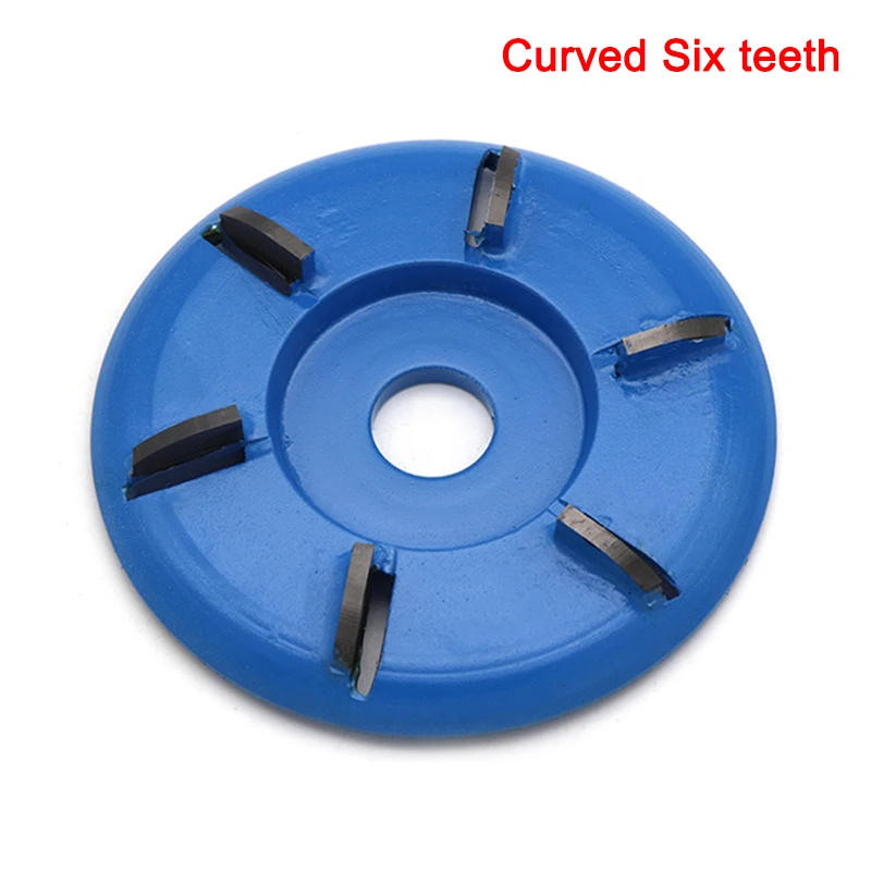 curved six teeth Дерево турбо резьба дисковый Инструмент Фреза инструменты для угловая шлифовальная машина MF999 - Цвет: curved six teeth