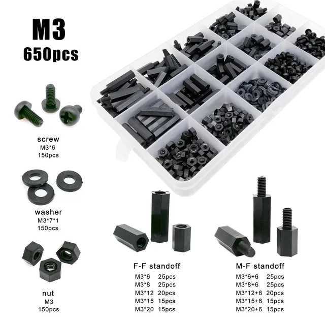 M3 650pcs