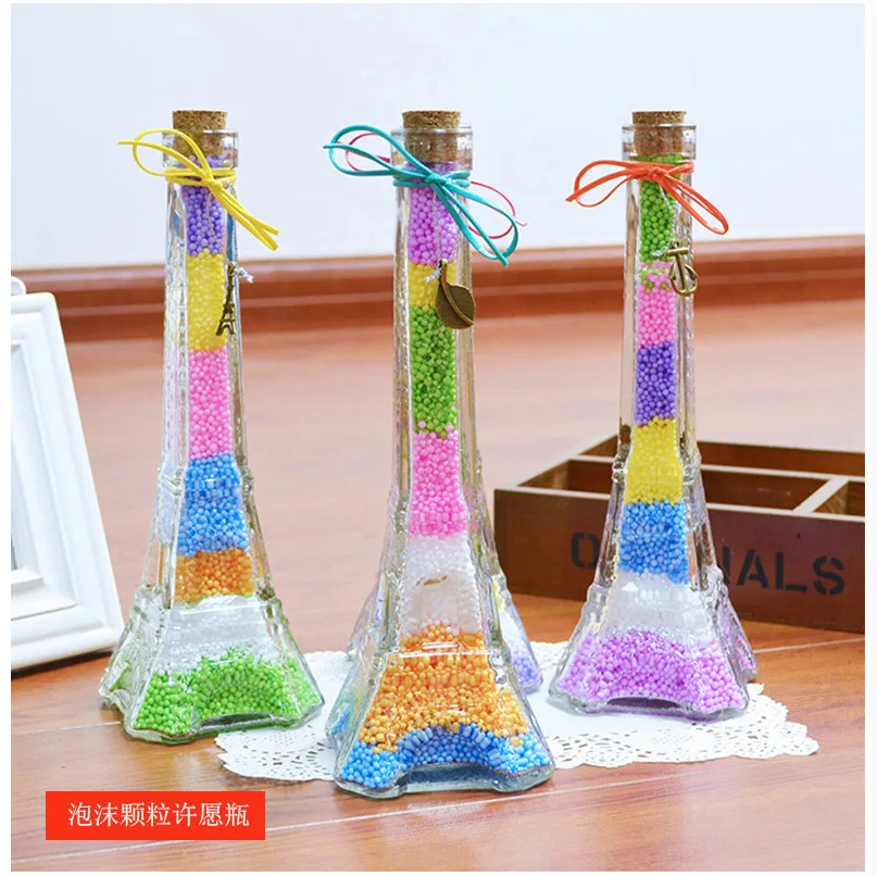 1 упаковка пенополистирол пенопласт бутылочки с шаровыми дозаторами DIY частицы