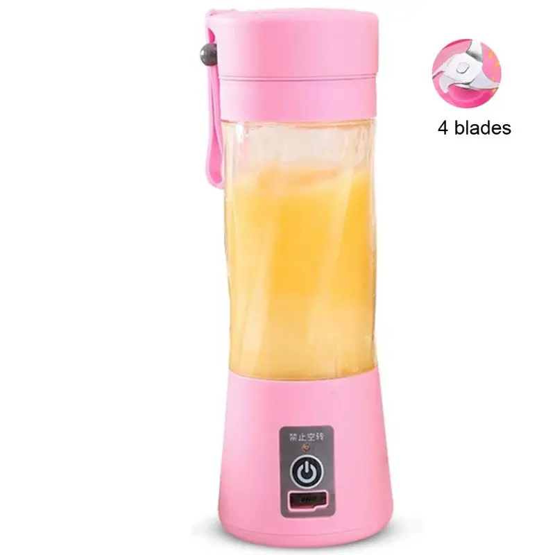 Máquina de Mistura Protable Mini Copo Juicer Único Servir Tamanho Pessoal Liquidificador Usb Recarregável 380ml Frutas Multifunções 23 Protable mini copo juicer único servir tamanho