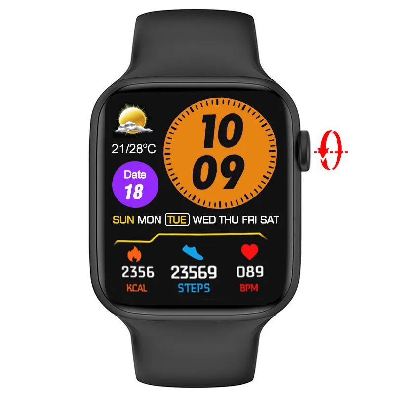 Jam Tangan Pintar 2021 IWO AW9 Gelang Panggilan Bluetooth Pelacak 