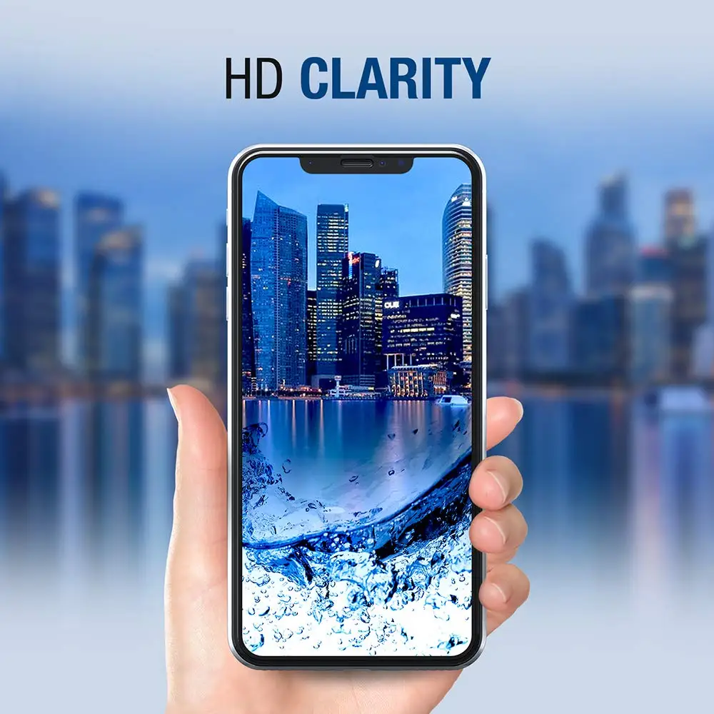 10 шт 5D защитная пленка из закаленного стекла для Iphone 11 Pro Max XS MAX XR 7 8 6 6S Plus X защитная пленка для экрана