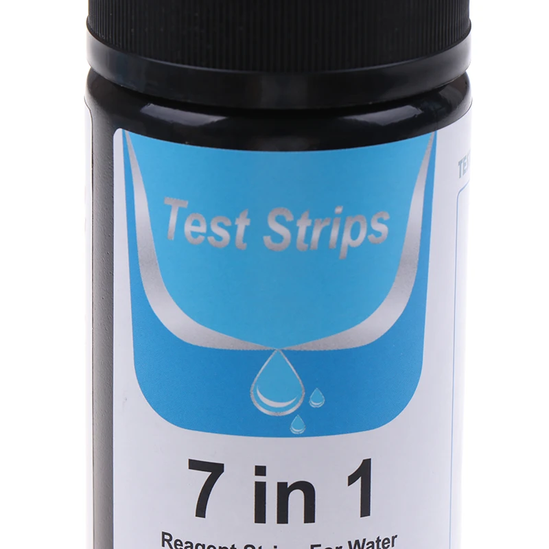 50pcs/Box Aquarium Fish Tank Water Tropical Test Strips Kit Nitrite Nitrate PH Chlorine Bromine Total Hardness Test Strips