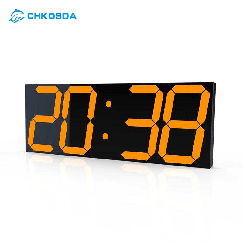 

HOT HOT HOT wall clock home living room modern minimalist atmosphere clock wood clock mute creative bedroom clock