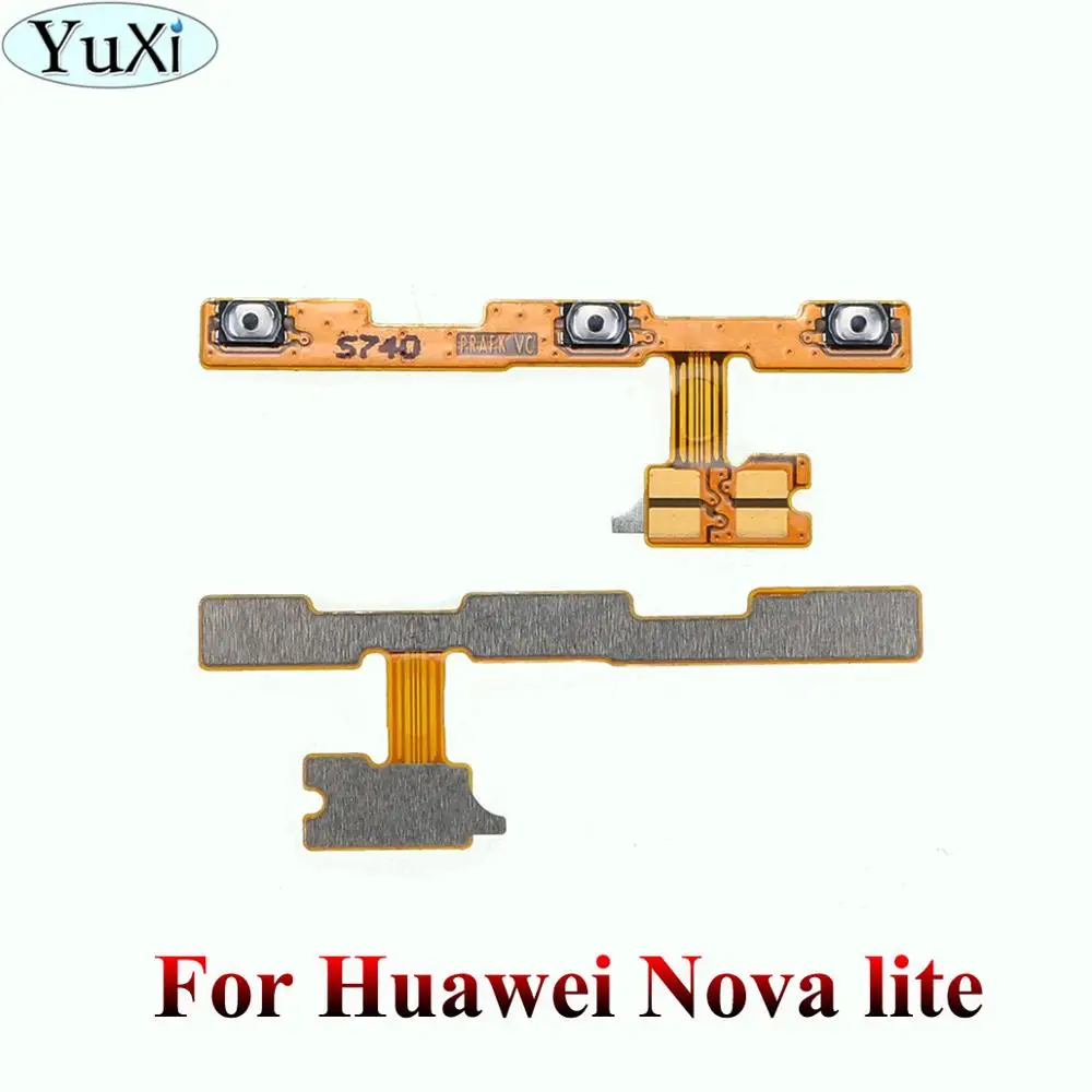 YuXi для huawei nova 2i 2S 2P 3 3E 3i 4 4e/nova Lite питание вкл/выкл и Объем гибкий кабель Поддержка