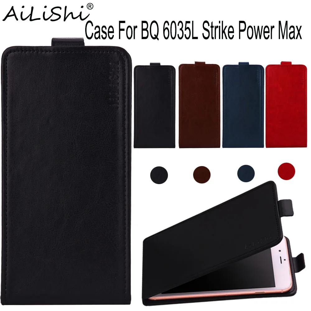 

AiLiShi Case For BQ 6035L Strike Power Max PU Flip Top Quality Leather Case BQ Exclusive 100% Phone Protect Cover Skin+Tracking