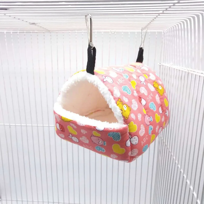 Pet крыса, хомяк гамак подвесная кровать собаки мелких животных: кролика, мягкий теплый домик клетка