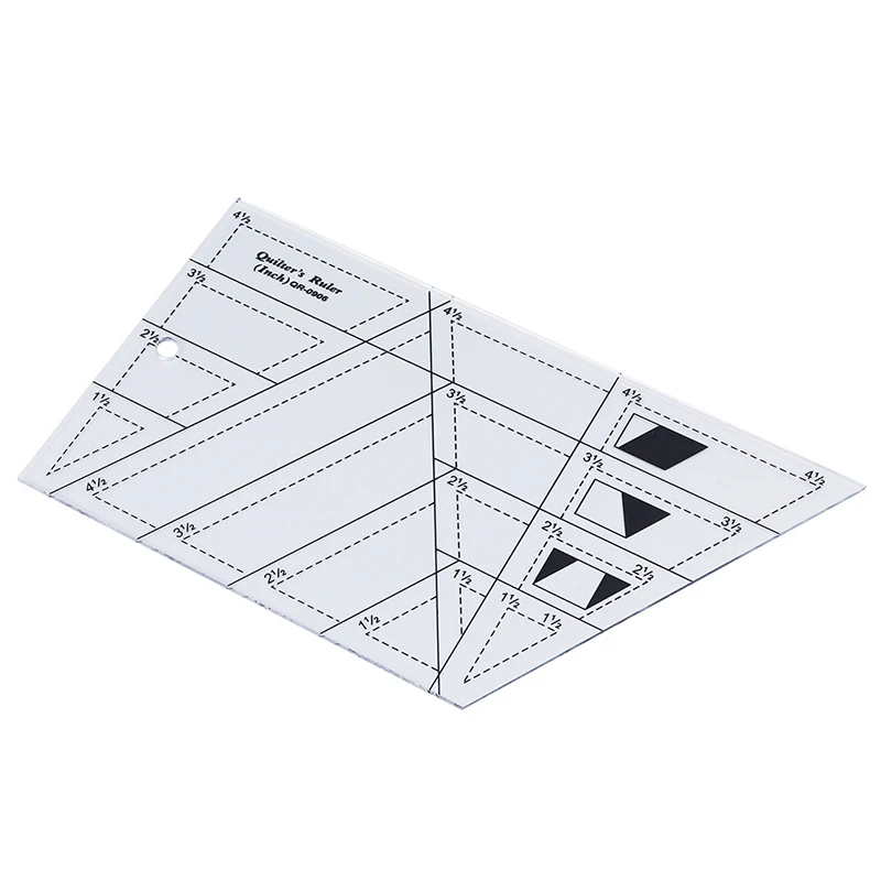 Лоскутная линейка инструменты для квилтинга Высококачественный акриловый материал прозрачная шкала линейки школьные принадлежности