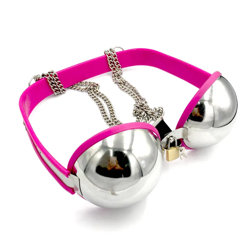 Stainless Steel Bra Female Chastity Device For Woman Breast Protection Limit Belt Cosplay Fetish Adult Games Sex Toys | Красота и