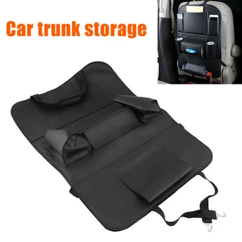 

Universal Car Seat Back Organizer Multi-Pocket Storage PU Leather Bag Tablet Holder Automobile Accessory Stowing NJ88