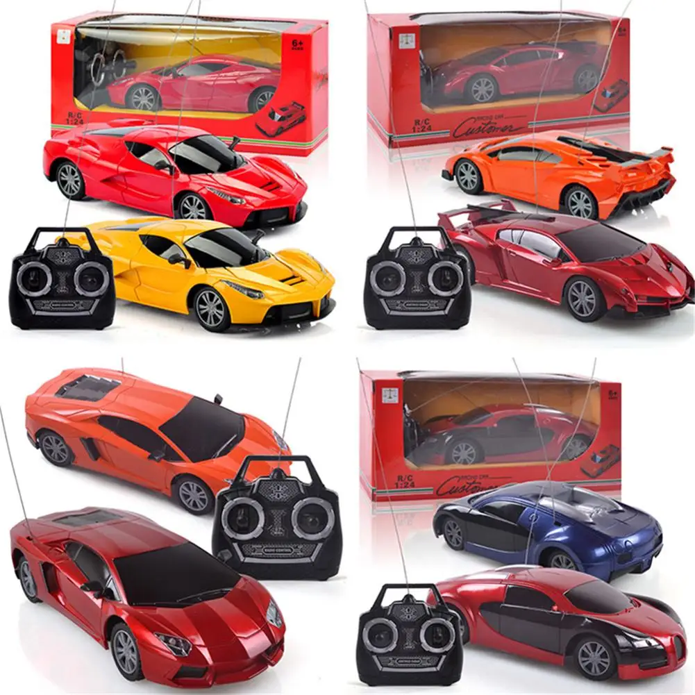 

1/24 Rc Car 4CH Radio Remote Control Toys Wireless Electric Drift Cars With LED Light Toy Gift Centerpart-8