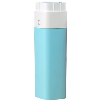 

Mini Charging Treasure Fan Usb Small Electric Fan New Rechargeable Portable Multifunction Holding A Small Hand Folding Fan-Blue