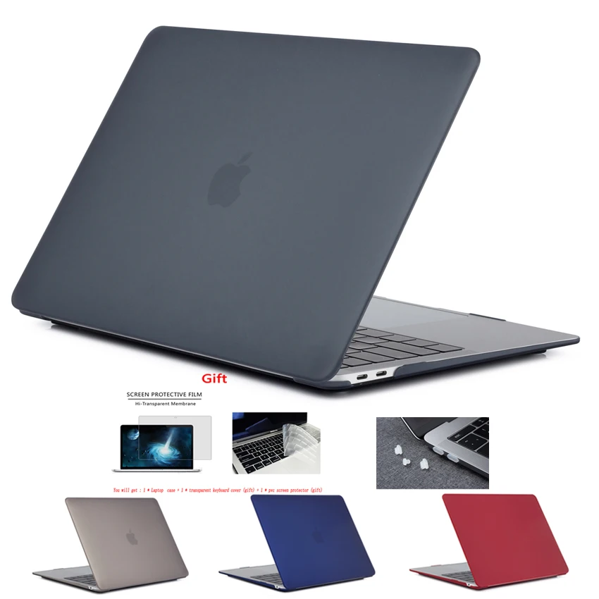 Прозрачный матовый чехол для Apple Macbook Air Pro Retina 11 12 13 15 16 дюймов 2020 Pro13 M1 Chip A2338 A2289
