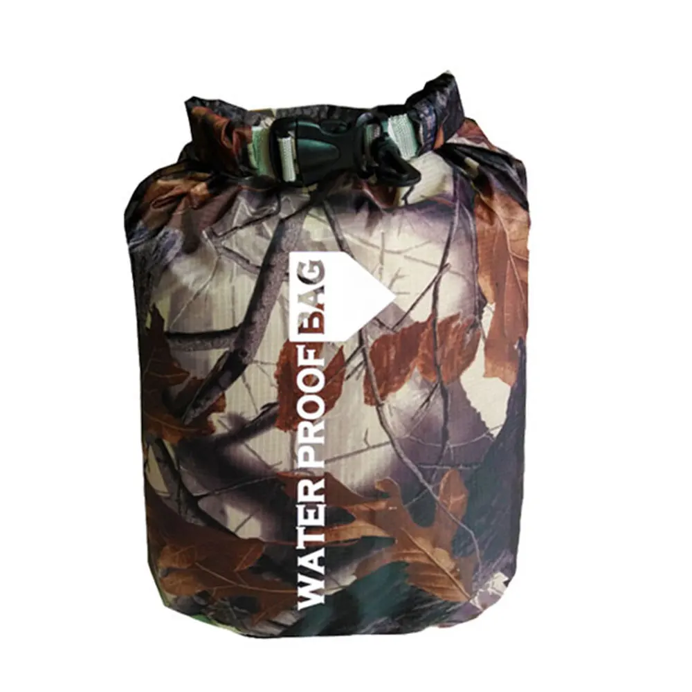 eaf camouflage 20L Водонепроницаемый сухой мешок Практичный Прочный 210T полиэстер тафф оборудование для плавания каноэ походы мешок спортивная Гребля - Цвет: eaf camouflage 20L