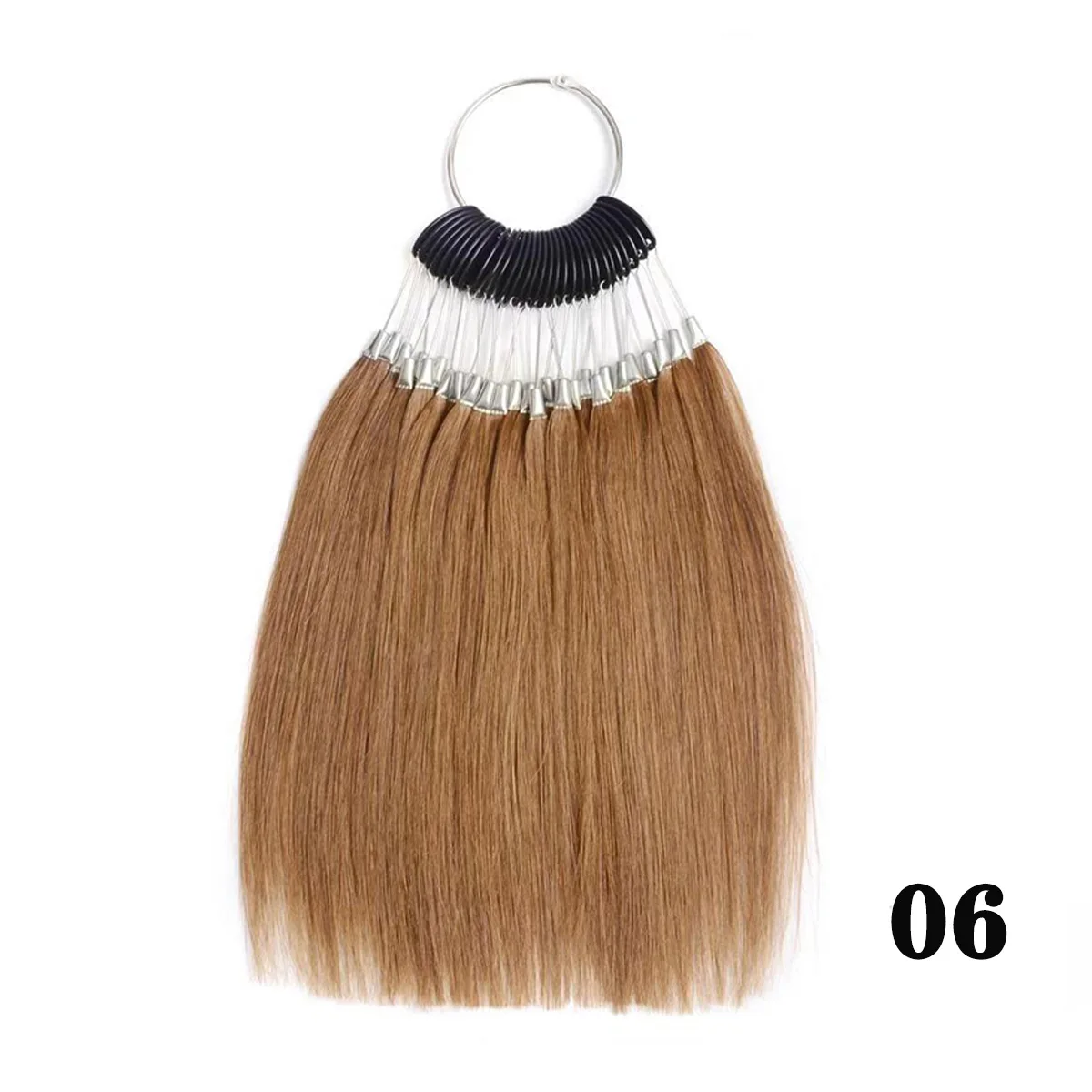 100% human hair colorin color chart hair strands test rings For beauty salon hairdressing salon supplies on rings