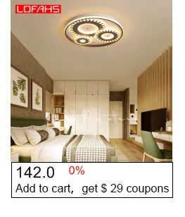 LOFAHS Modern Led Ceiling Light Remote Control For Bedroom living Room Kitchen brown large size LED Ceiling lamp