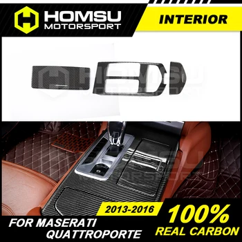 

Carbon Fiber Interior Trim For Maserati Quattroporte M156 2013-2016 Dash Kit Center Console Cover Door Handle trim dashboard