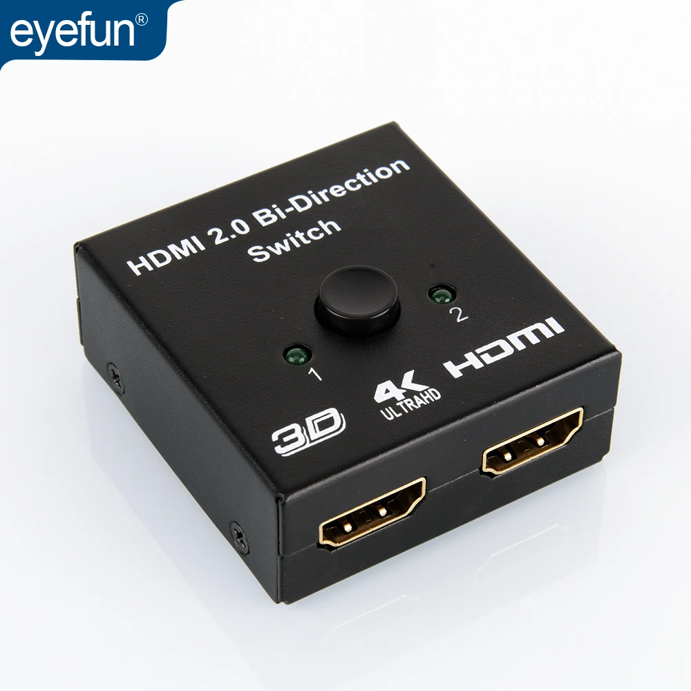 Hdmi Двунаправленный конвертер Новый hdmi2.0 двунаправленный переключатель 3D 4kul trahd