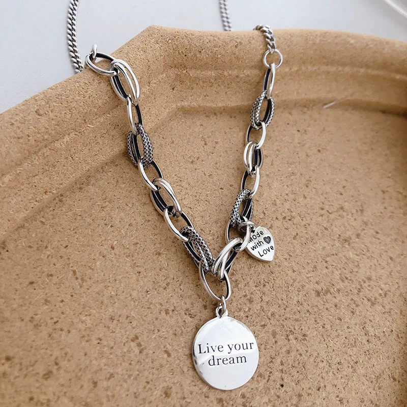 FOXANRY 925 Sterling Silver Thick Chain 