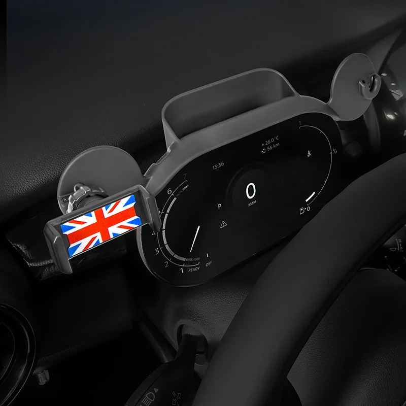Phone Holder In Car Dashboard GPS Mount Stand For iPhone Telephone Support Mini Cooper Styling Accessories 2021 New
