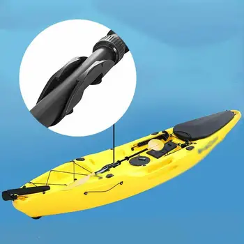 

2pcs Kayak Marine Boat Paddle Clip Holder Watercraft Black Plastic Accessories Boat Clip Holder Without Screws