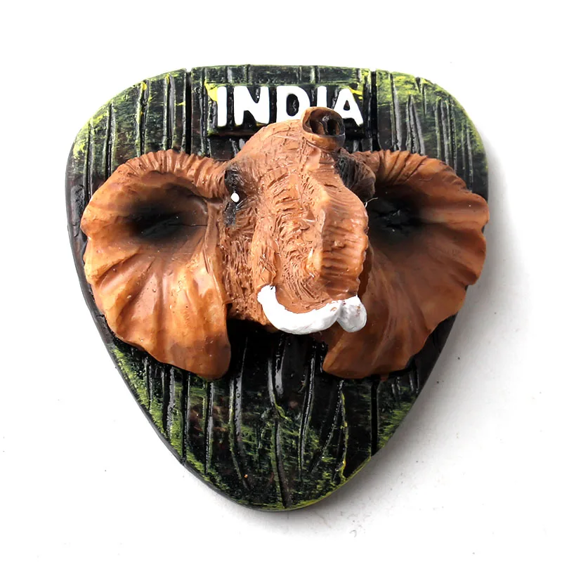 

1Pc Fridge Magnet Refrigerator Sticker India Elephant Gift Souvenir Home Decor Kitchen Accessories New