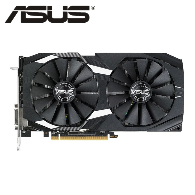 ASUS RX 580 8 go carte vidéo GPU AMD Radeon RX580 8 go cartes
graphiques PUBG écran de jeu d'ordinateur VGA DVI HDMI carte vidéo 570
560 550