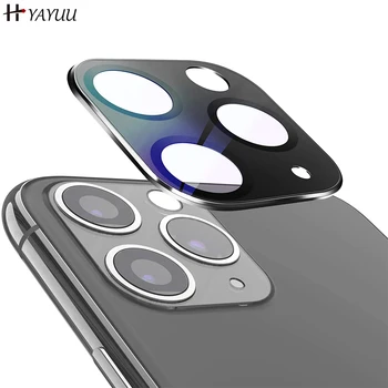

YAYUU Camera Lens Screen Protector for iPhone 11 11Pro 11 Pro Max Metal Camera Len Protector Cover Ultra-thin Camera Cover