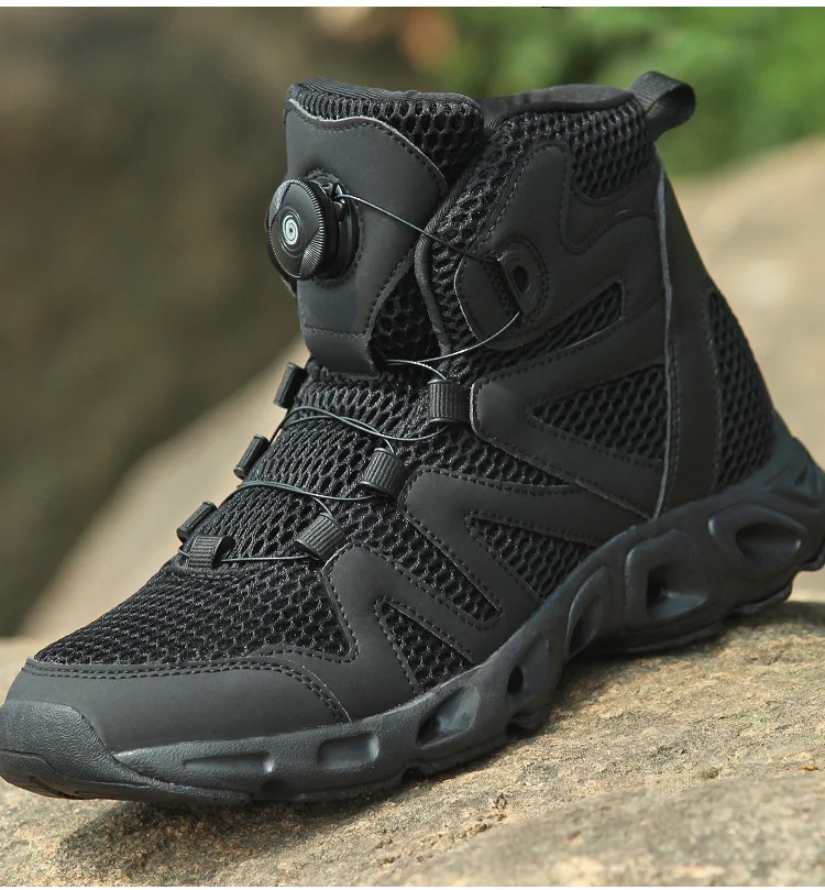 Eu 37-44 Light Amphibious Tactical Boots Outdoor Camping Hiking Trekking Wading Shoes Women Sports Training Ventilation Sneakers