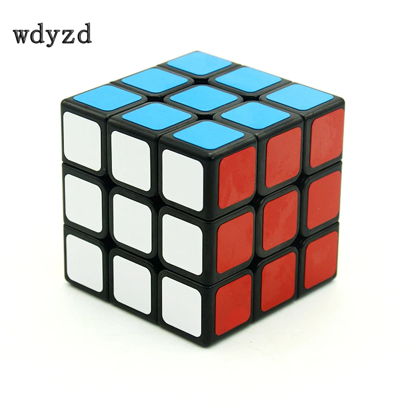Wdyzd 3x3x3 магический куб профессиональный 5,7 см Черно-белый и матовый стикер головоломка игрушки для детей взрослых подарок на день рождения