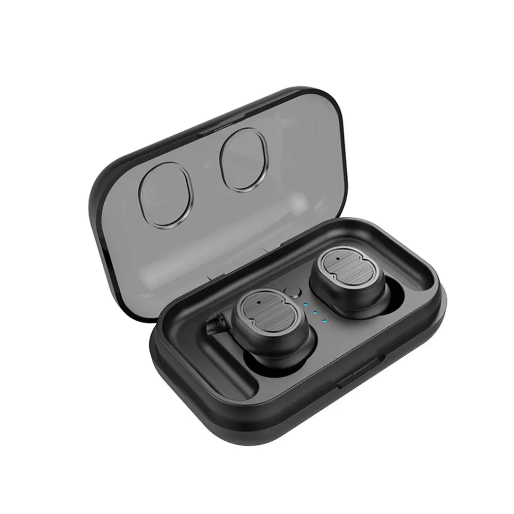 5,0 Bluetooth гарнитура TWS True беспроводные наушники 5D стерео Водонепроницаемая беспроводная большая емкость сенсорная Мини спортивная Гарнитура для бега