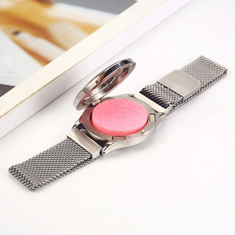 AS- New Style Leather Aromatherapy Bracelet Wristband (66)