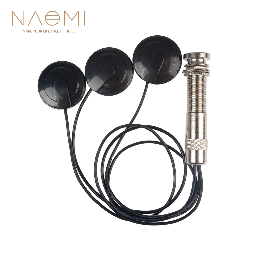 NM-3W BLACK NAOMI гитара pick up LC-5 5 полос эквалайзер Акустическая гитара предусилитель Эквалайзер Тюнер Пьезо керамический пикап - Цвет: NM-3W BLACK