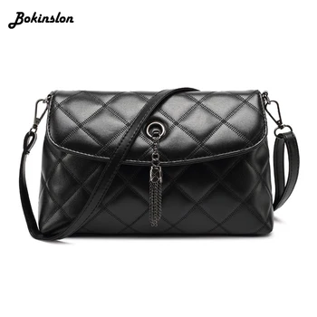 

Bokinslon Bokinslon Fashion Portable Small Square Bag Shoulder Woman Casual Stone Pattern Simple Messenger Bag Female