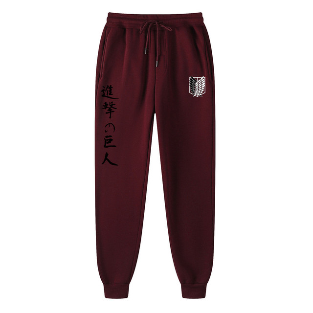 Attack on Titan Printed Ms Joggers Brand Woman Casual Trousers Sweatpants Fitness Workout Running Sporting Pants Clothing